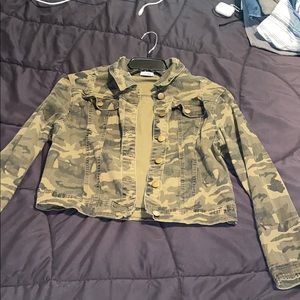 Camo Jean Jacket (Ripped)